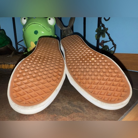 Vans Black & White 3 Strap Velcro Shoes Sze 9M / 10.5W - Picture 14 of 15